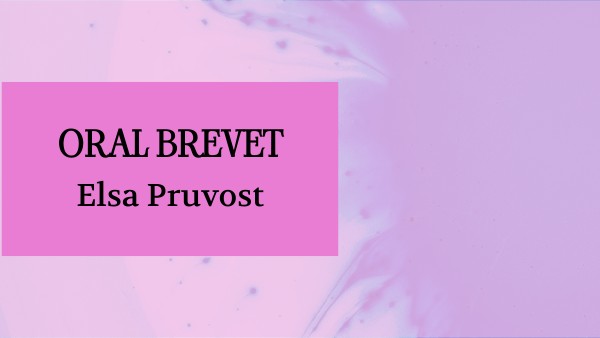diapo oral brevet | Genially