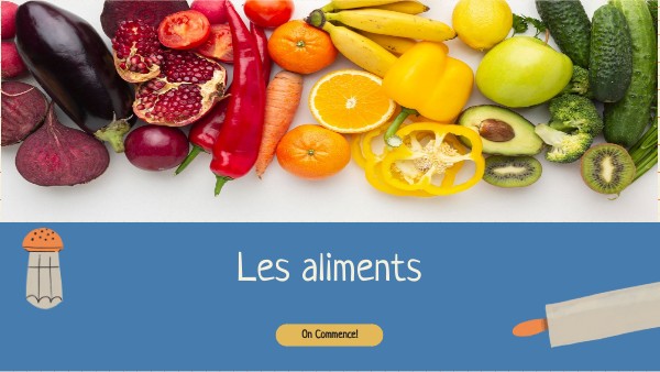 Les aliments | Genially