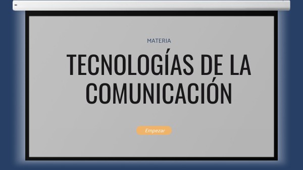 PRESENTACION GENIALLY TIC