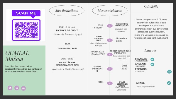 CV INFOGRAPHIC DATA | Genially