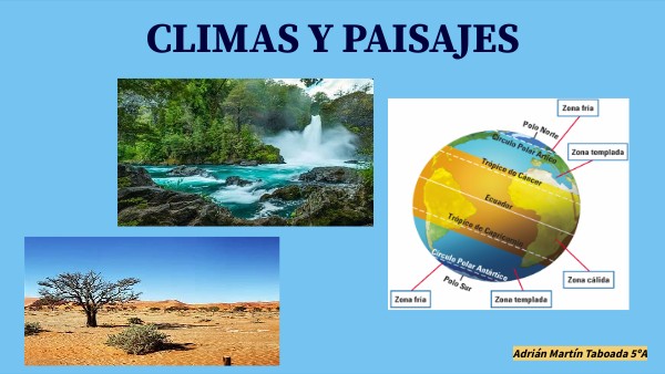 Climas y paisajes | Genially
