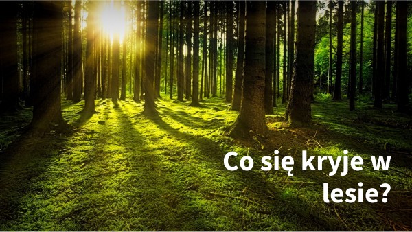 LAS I JEGO MIESZKAŃCY