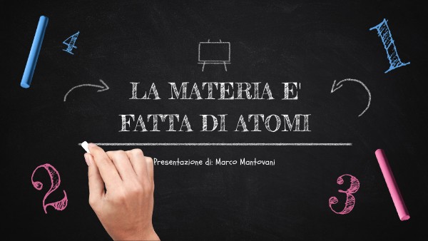 La materia é fatta di atomi
