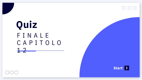 Quiz finale capitolo 12 | Genially
