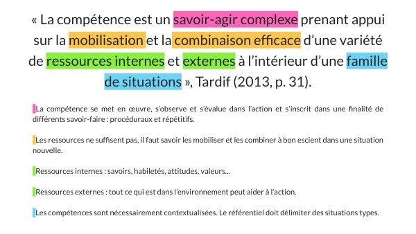 Présentation interactive basique