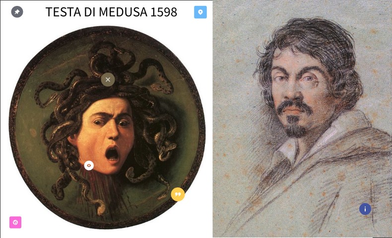 La Testa Di Medusa Di Caravaggio Marino Analisi TESTA DI MEDUSA DI CARAVAGGIO