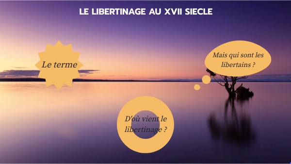 Le libertinage au XVIIe siècle | Genially