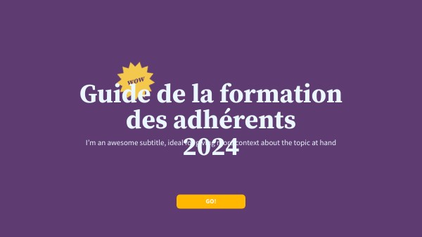 formation 2024 | Genially