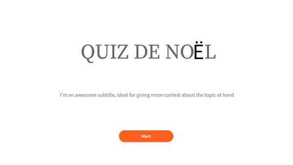 Basic digital quiz