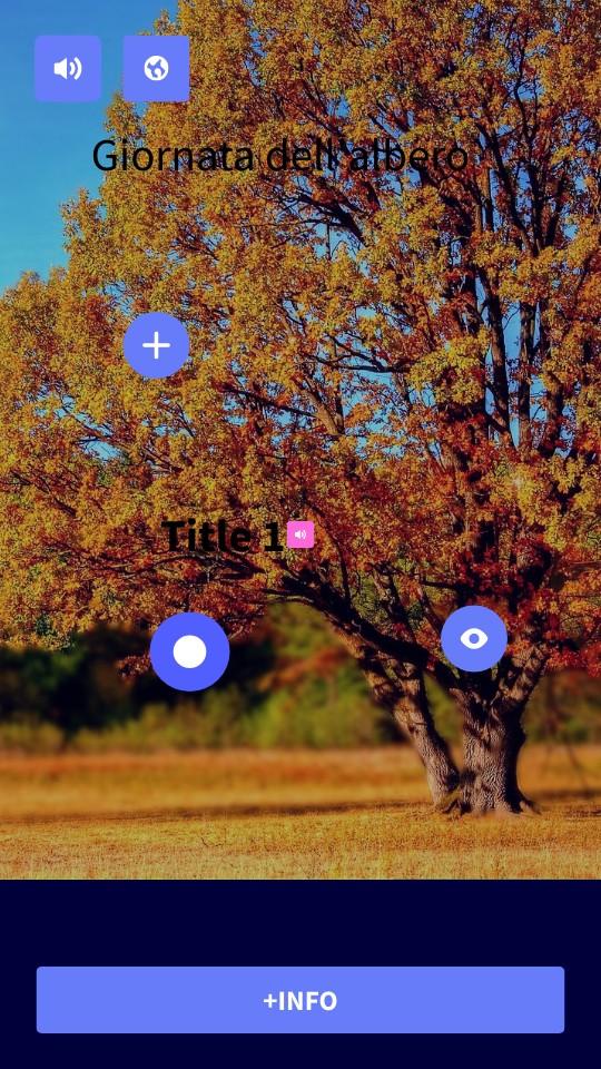 Vertical interactive image