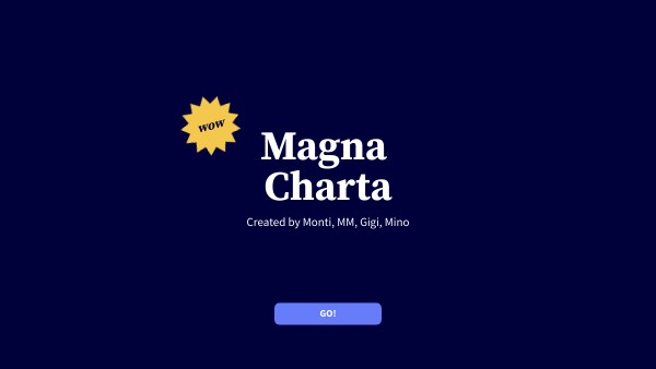 Magna Charta | Genially