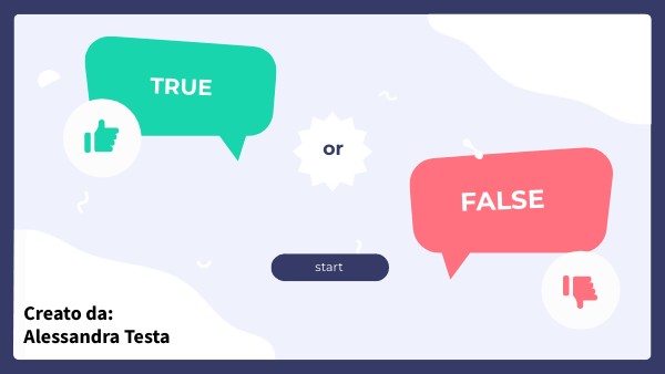 True or false quiz