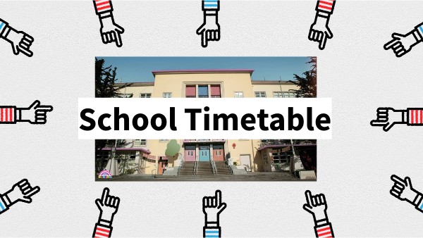 School Timetable 6D Cours 2 | Genially