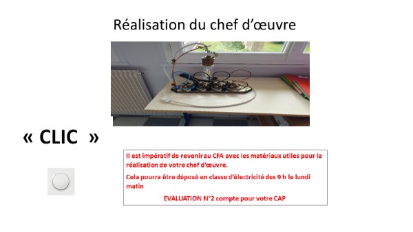 CHEF D'OEUVRE ELECTRICITE