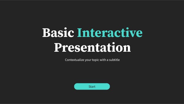 Présentation interactive basique