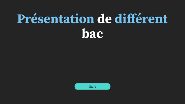 Présentation interactive basique