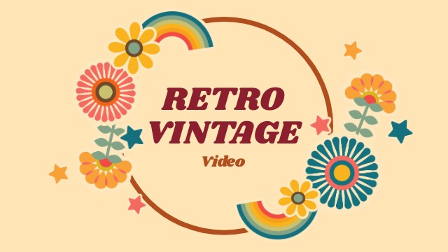 Retro vintage video
