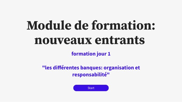 Présentation interactive basique | Genially