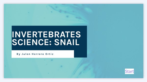 SCIENCE INVETEBRATES PROJECT JULEN