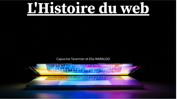 Présentation histoire du web | Genially