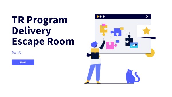 TR PROGRAM DELIVERY ESCAPE ROOM