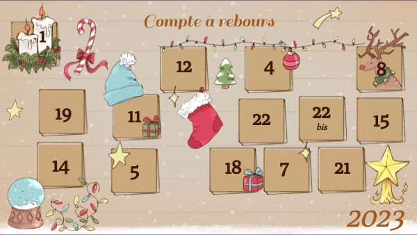 Calendrier De L'Avent 2025 Enfant KreativeKraft - 24 Surprises Dont Fidget Toys Et Walkers - Jeux Pour Patienter Jusqu'à Noël - Avec Plateau De Jeu - 13