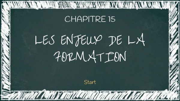 LES ENJEUX DE LA FORMATION