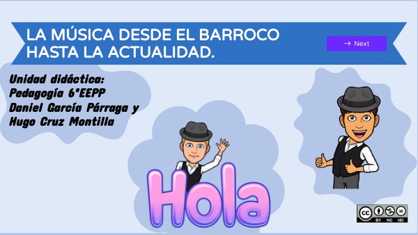 La música desde el barroco hasta la actualidad. | Genially