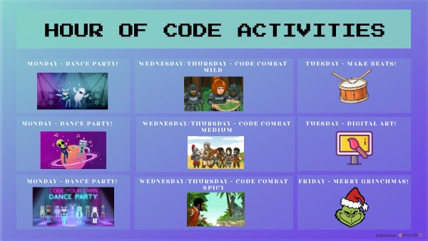 Hour of Code Agenda