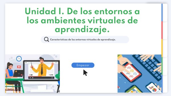 Características de los entornos virtuales de aprendizaje
