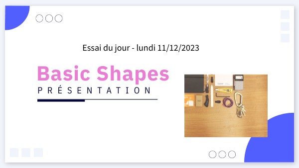 BASIC SHAPES PRESENTATION | Genially