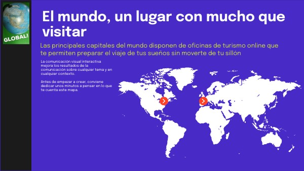Mapa interactivo horizontal