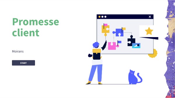 Promesse client | Genially