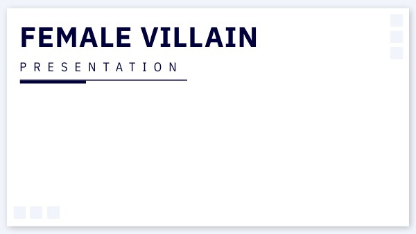 female villain | Genially