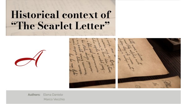 The scarlet letter | Genially