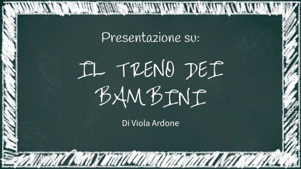 Il treno dei bambini | Genially