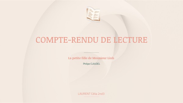 Compte-rendu livre de français