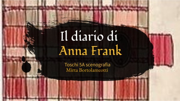 IL DIARIO DI ANNA FRANK | Genially