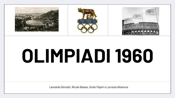 Juegos Olímpicos de Roma (1960