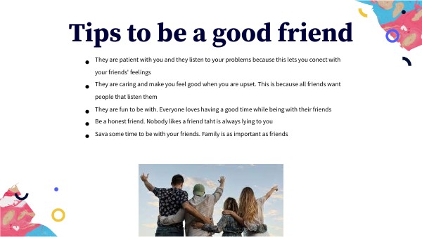 Tips to be a good friend