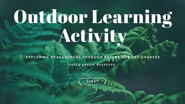 Outdoor Activity - Pablo Garcia | Genially