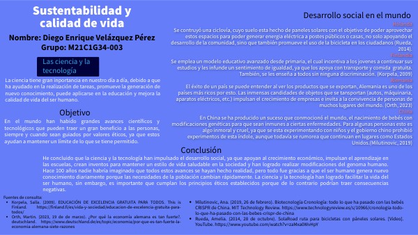 Sustentabilidad y calidad de vida | Genially
