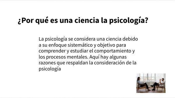 POR QUE ES UNA CIENCIA LA PSICOLOGIA | Genially