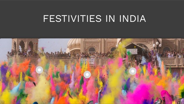 Festivities in India