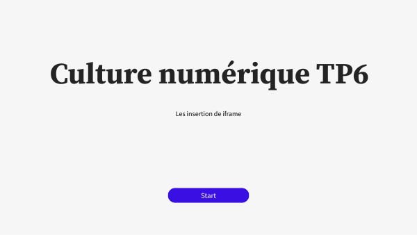 Basic interactive presentation | Genially