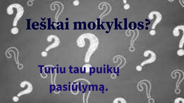 Mokyklos Reklama | Genially