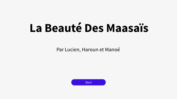 Présentation interactive basique | Genially