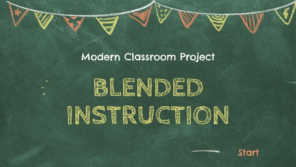 Animated Chalkboard Presentation