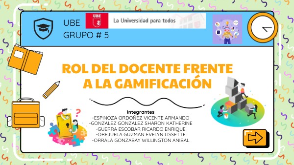 Rol del Docente ante la gamificación