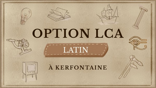Page De Présentation Latin Présentation latin 6ème